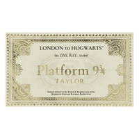 Personalized Hogwarts Express Ticket