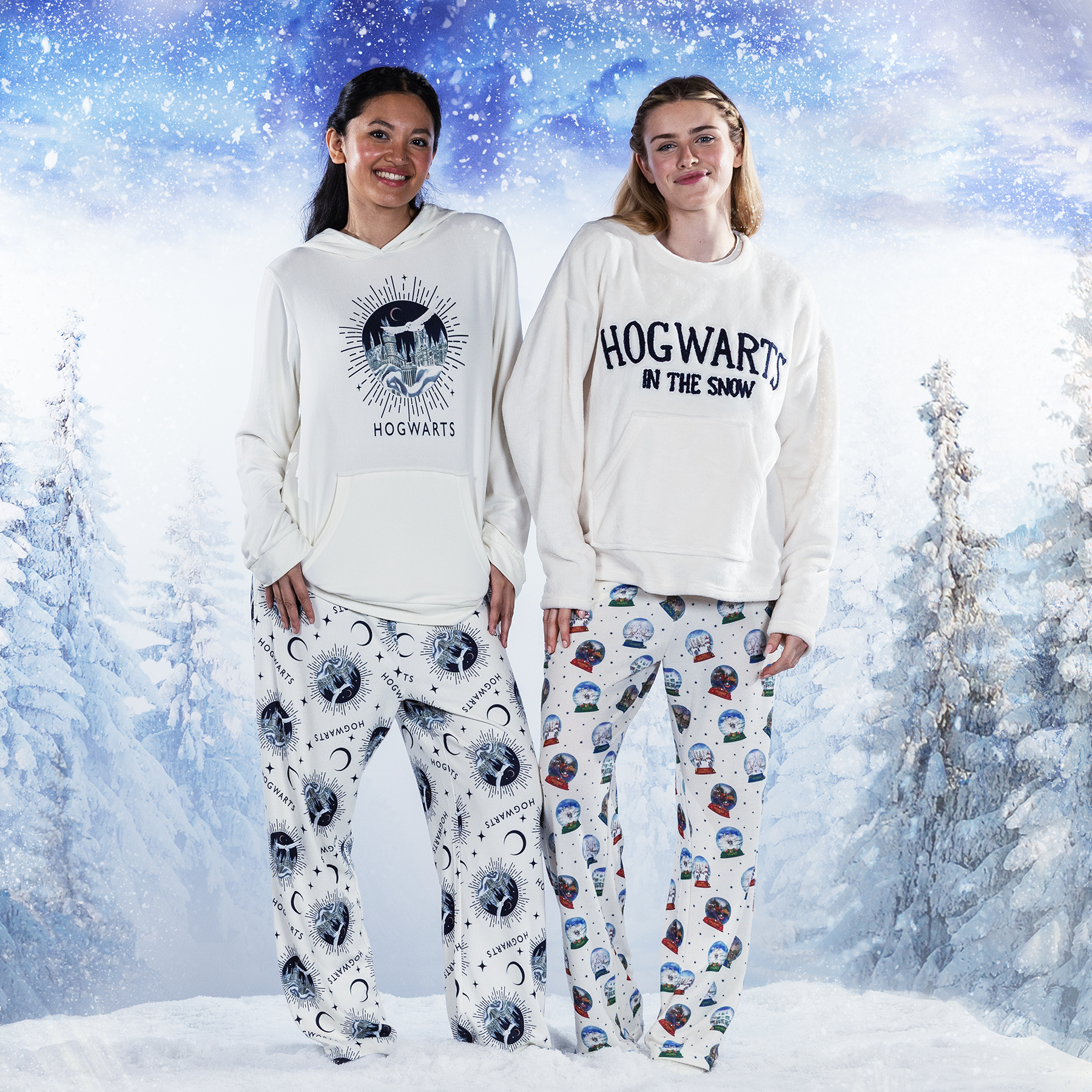 Hogwarts in the Snow Globe Lounge Set & Hogwarts in the Snow Hooded Lounge Set