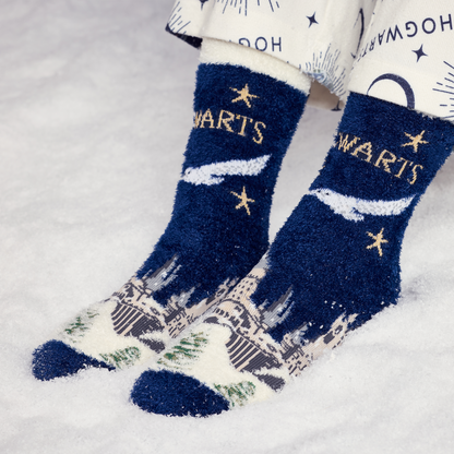 Hogwarts in the Snow Cozy Socks