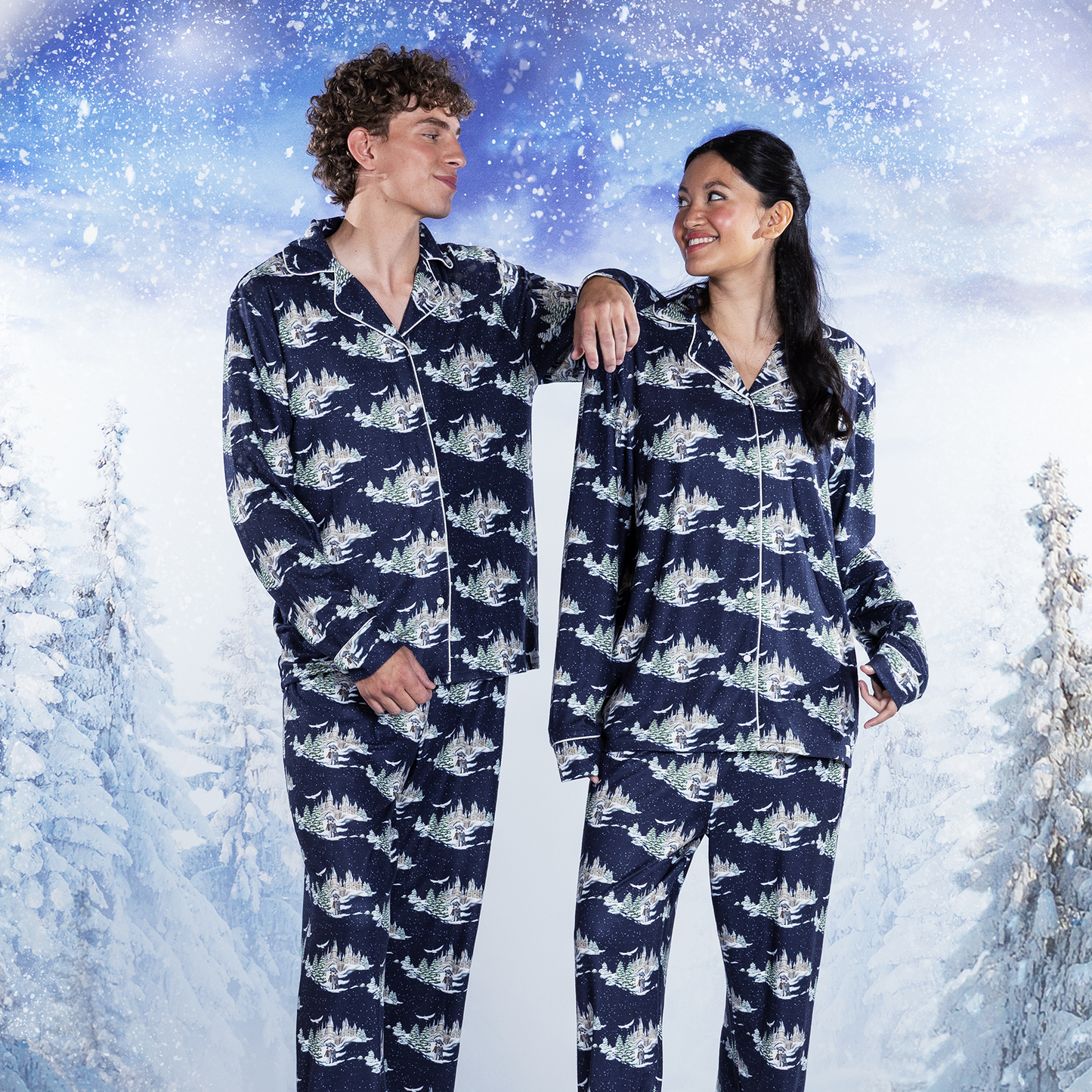 Hogwarts in the Snow Pajama Set