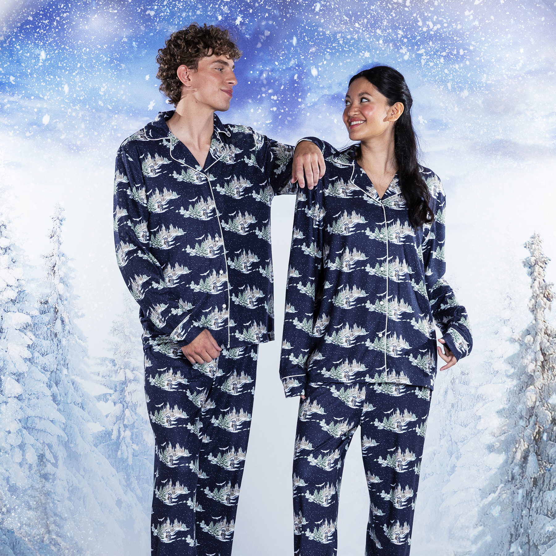 Hogwarts in the Snow Pajama Set