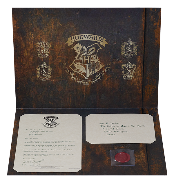 Personalized Hogwarts Acceptance Letter | Harry Potter Shop US