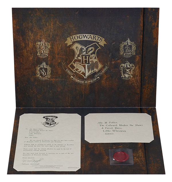 make a custom harry potter hogwarts acceptance letter