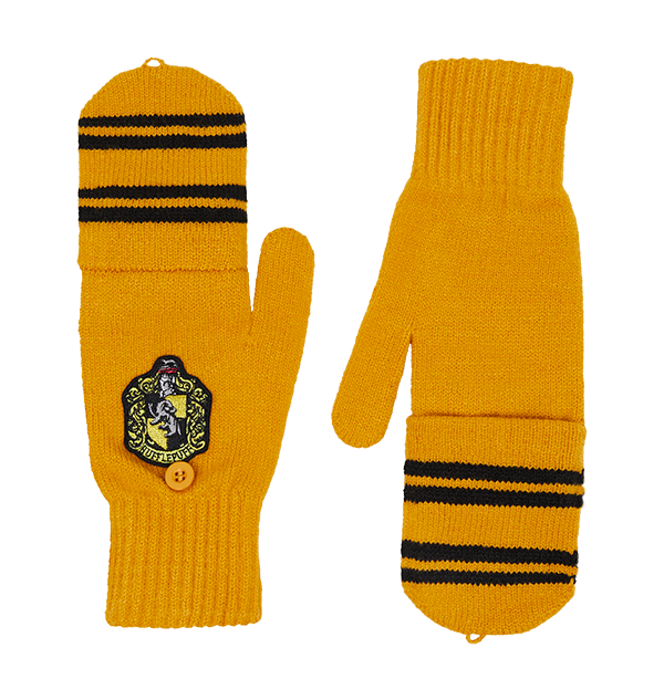 Hufflepuff Knitted Mitten