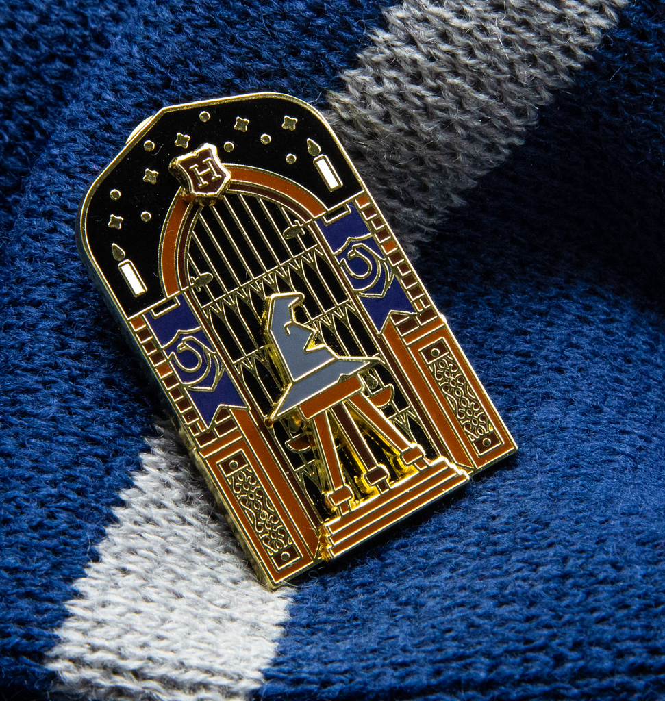 Ravenclaw Crest Glitter Pin