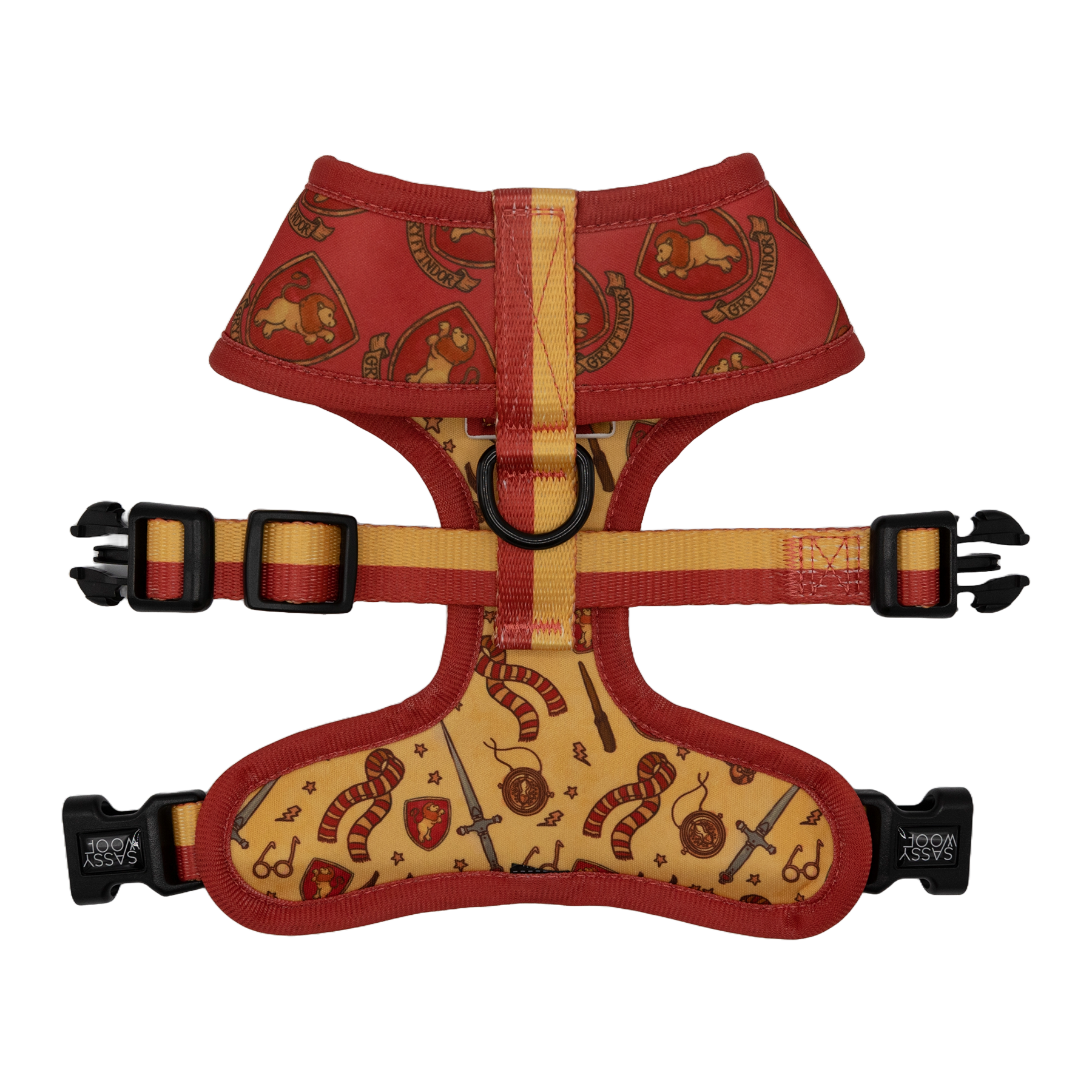 Gryffindor Pet Harness - Sassy Woof