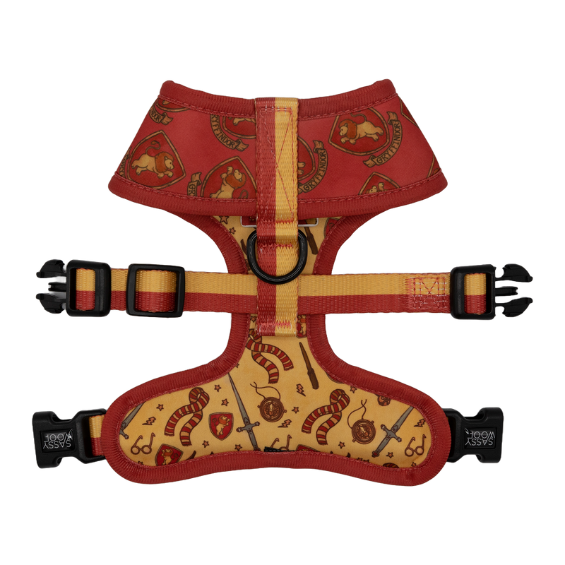 Gryffindor Pet Harness - Sassy Woof