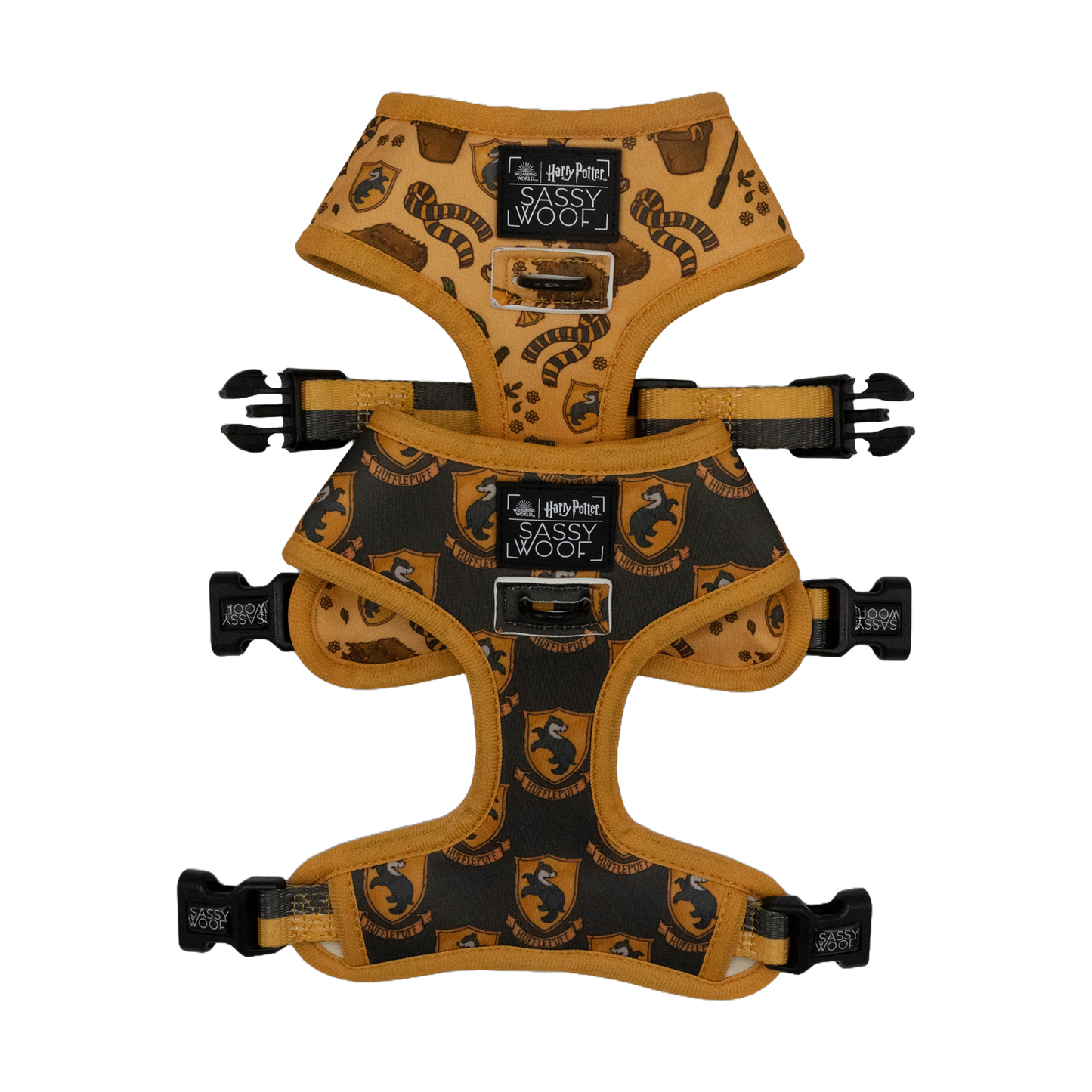 Hufflepuff Pet Harness - Sassy Woof