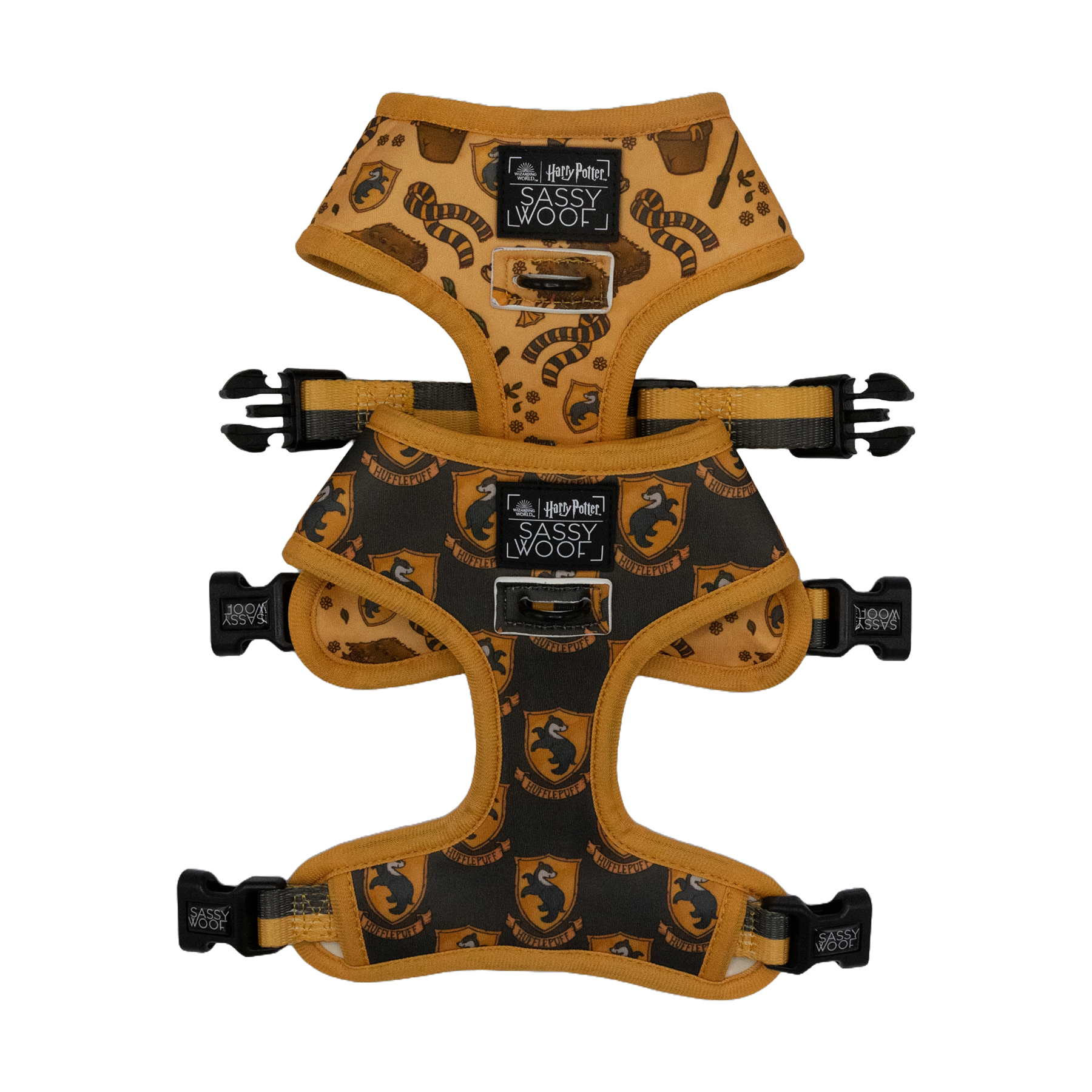 Hufflepuff Pet Harness - Sassy Woof