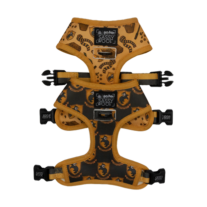 Hufflepuff Pet Harness - Sassy Woof