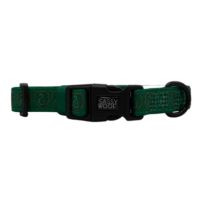 Slytherin Pet Collar - Sassy Woof