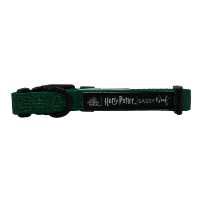 Slytherin Pet Collar - Sassy Woof