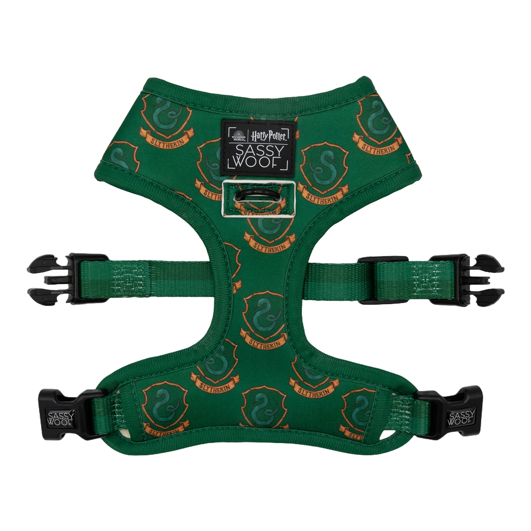 Slytherin Pet Harness - Sassy Woof