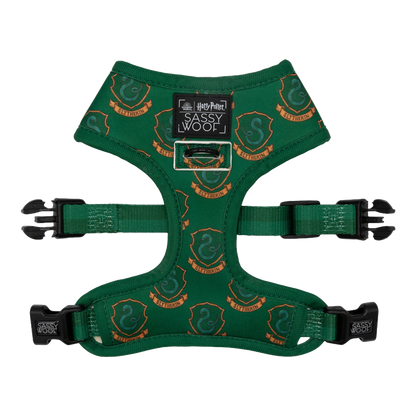 Slytherin Pet Harness - Sassy Woof