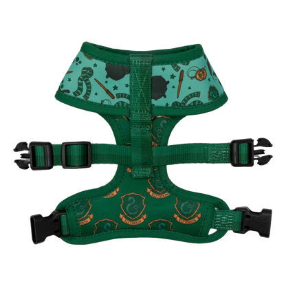 Slytherin Pet Harness - Sassy Woof