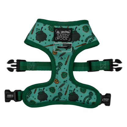 Slytherin Pet Harness - Sassy Woof