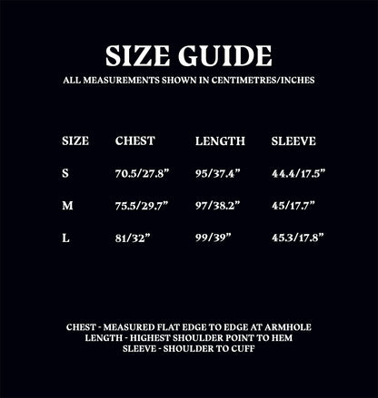 Dobby Oversized Cozy Hoodie Size Guide