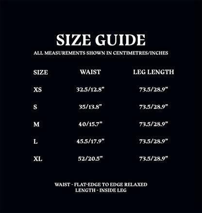 Hooded Lounge Bottom Size Guide