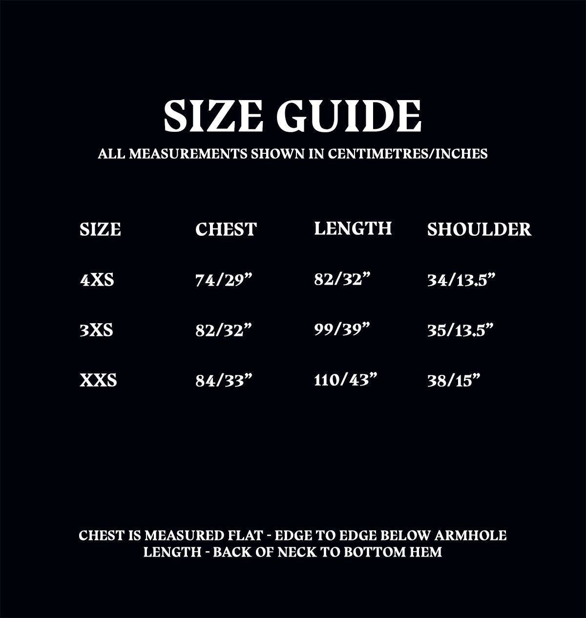 Kids Robes Size Guide