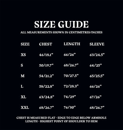 Knit Sweater Size Guide