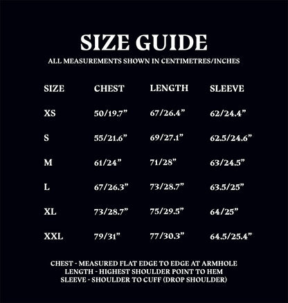  Christmas Hoodie Size Guide
