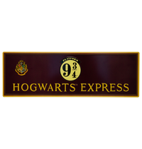 Hogwarts Express Platform 9 3/4 Sign
