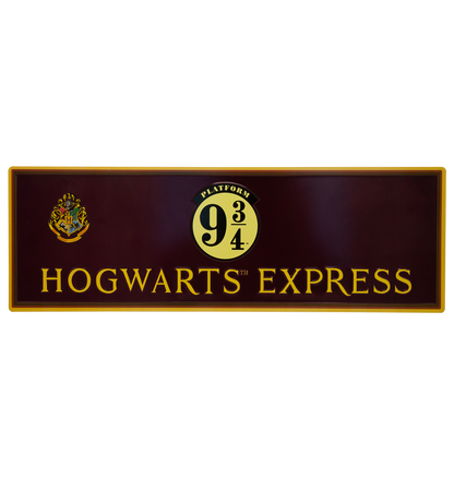 Hogwarts Express Platform 9 3/4 Sign