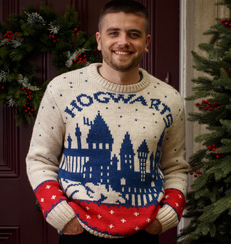 Knitted Hogwarts Christmas Sweater