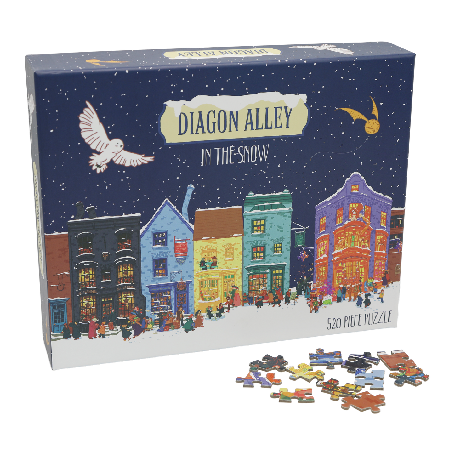 Diagon Alley in the Snow Puzzle