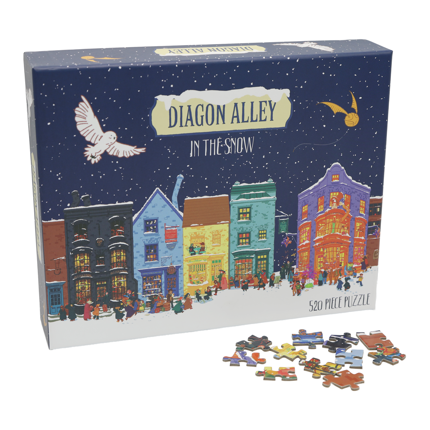 Diagon Alley in the Snow Puzzle