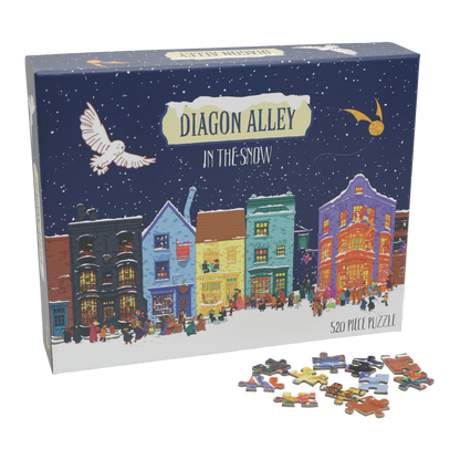 Diagon Alley in the Snow Puzzle