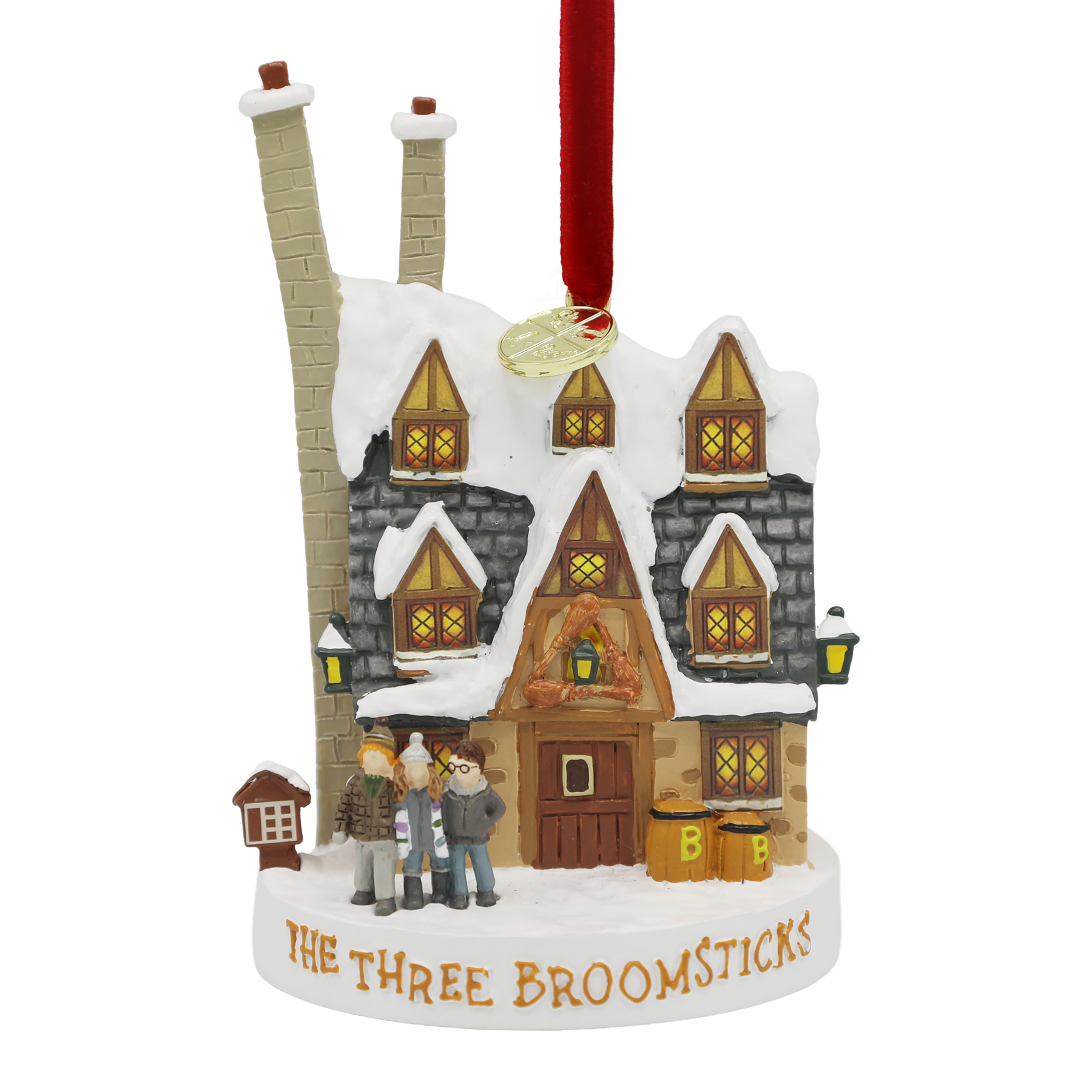 Three Broomsticks Ornament