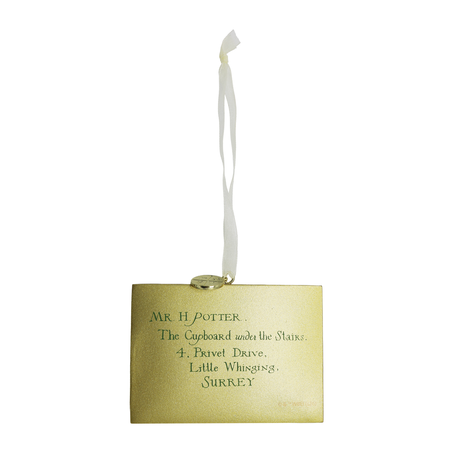 Acceptance Letter Gold Decoration
