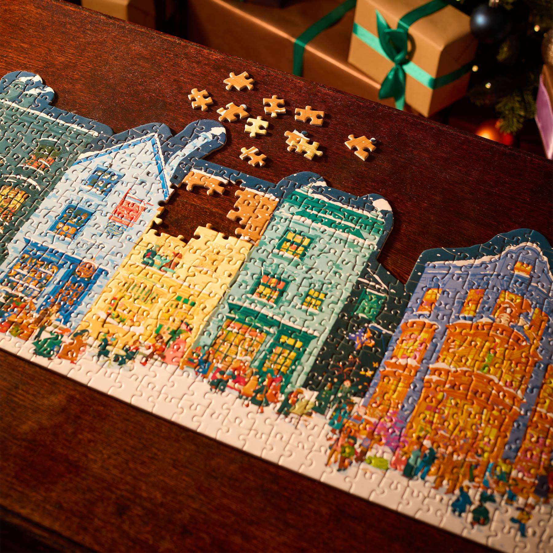 Diagon Alley in the Snow Puzzle