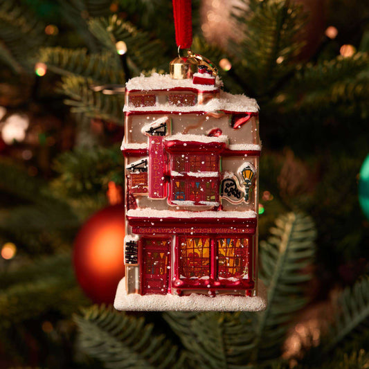 Quality Quidditch Supplies Glass Ornament