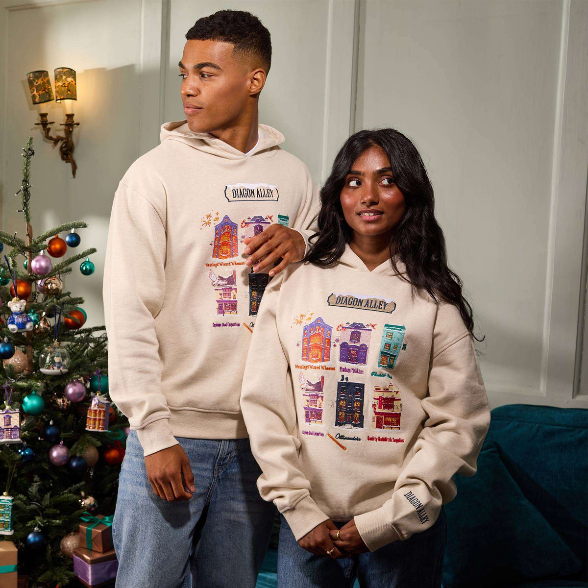 Diagon Alley Christmas Hoodie