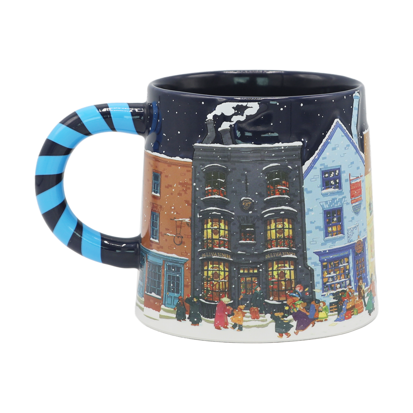 Diagon Alley Christmas Blue Mug