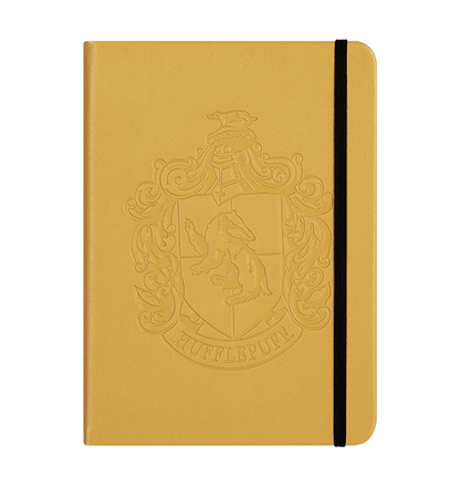 Personalised Hufflepuff Embossed Notebook