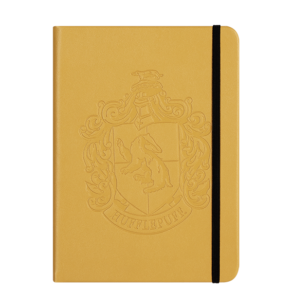 Personalised Hufflepuff Embossed Notebook