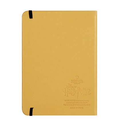 Personalised Hufflepuff Embossed Notebook