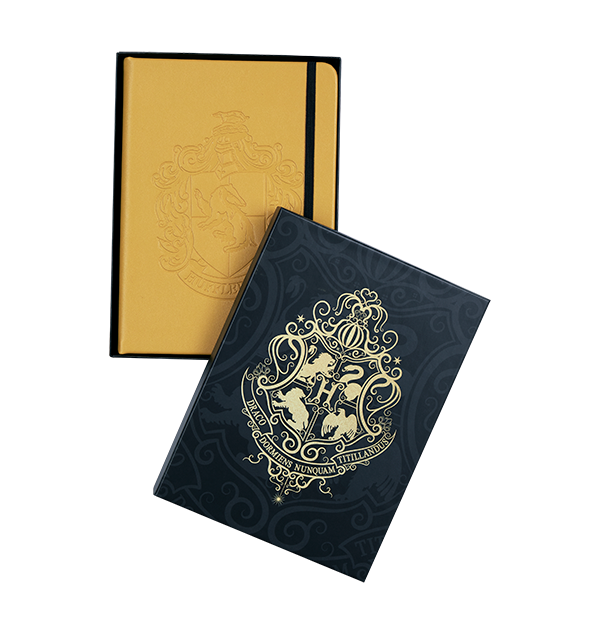Personalised Hufflepuff Embossed Notebook