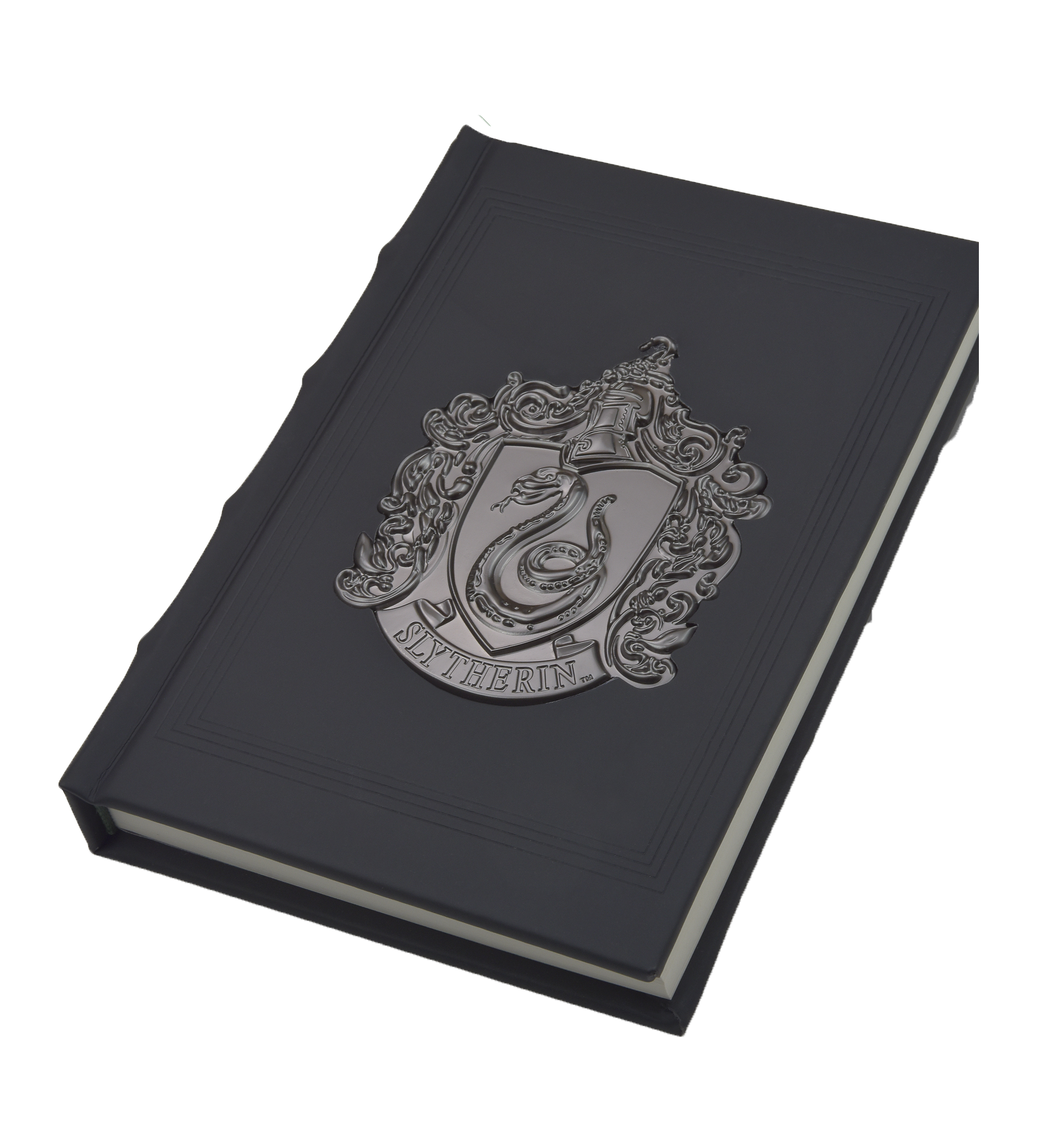 Slytherin Metal Crest Journal