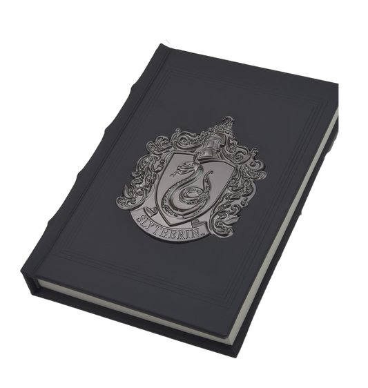 Slytherin Metal Crest Journal