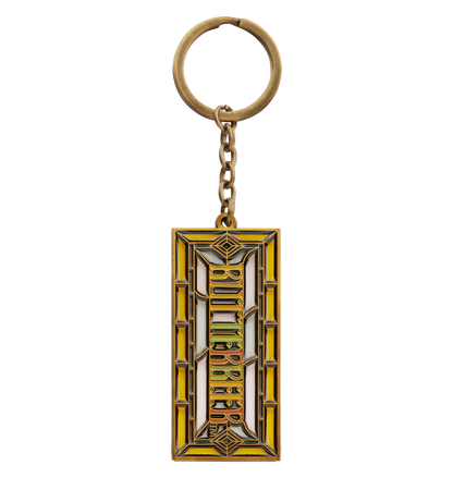 Butterbeer Stained Glass Keyring