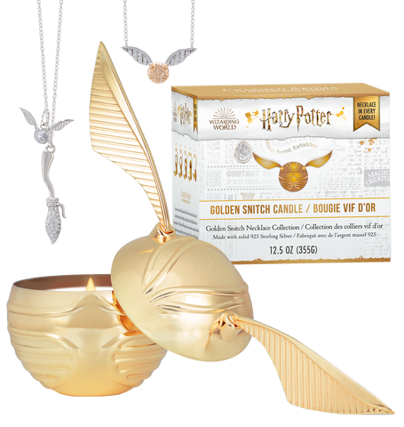 Harry Potter The Carat Shop Collier Vif d'or orné de cristaux, Argent  sterling, Cristal : : Mode