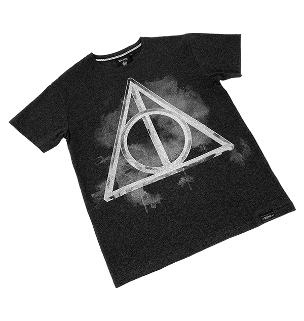 Deathly Hallows Smoky Charcoal T-Shirt