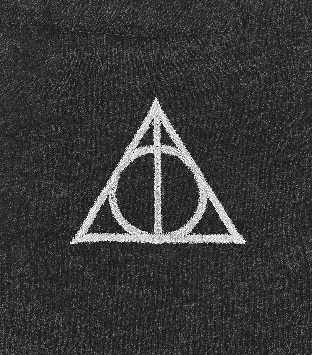 Deathly Hallows Smoky Charcoal T-Shirt