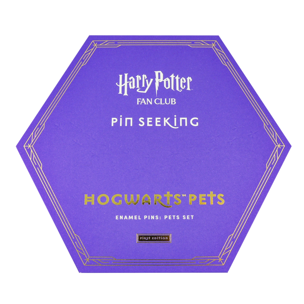 First Edition Hogwarts Pets Enamel Pins Set