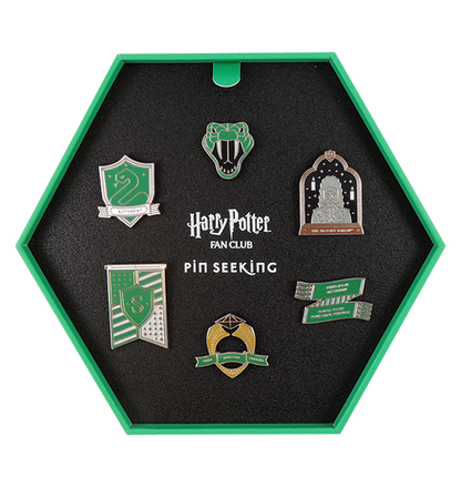 Second Edition Slytherin Enamel Pins Set