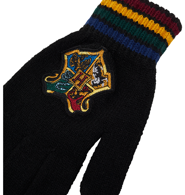 handschuhe harry potter Hogwarts School Crest Knitted Gloves